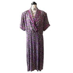 Vintage floral paisley dress